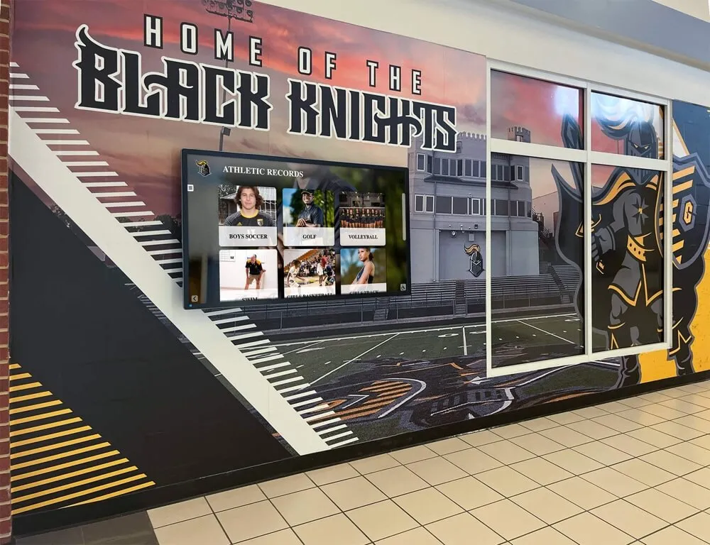 Central Gwinnett Installation - Wall of Fame Installation
