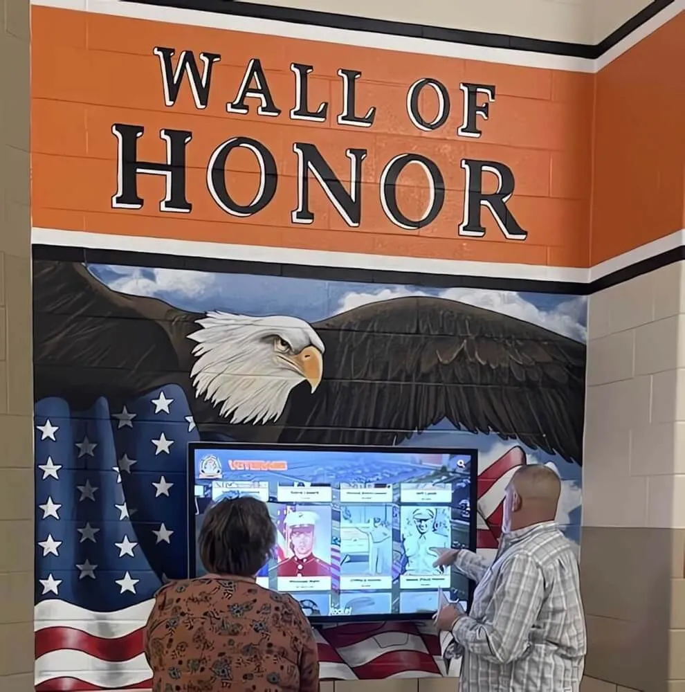 Seneca East Installation - Wall of Fame Installation